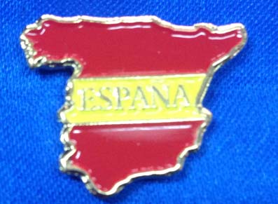 Pin escudo España forma del pais